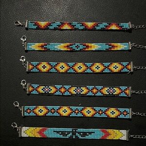 Colorful Seed Bead Bracelets Set